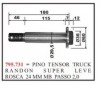 Pino Tensor 60x180x29.5mm Carr/truck Randon Superleve Rosca 24 Mm Mb Passo 2.0