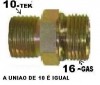 Conector Macho 10x16mm A-320 Desmotado