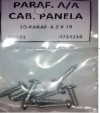 Kit Parafuso Fer Maq.c/chata 8x20