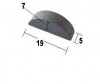 Chaveta 5x8x19 Eixo Bomb Injetora Lk140/41