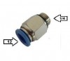 Conector Macho .12x1/4 Instant Plastico