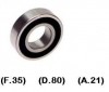 Rolamento 35x80x21 Pedal Acel/emb Alt A5-108 6307 2rs (f.35) (d.80) (a.21)