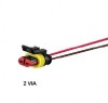 Chicote Hall 2 Vias P/ L Antenas Carretas