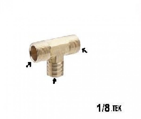 Tee Uniao .1/8 Freio (tudo Tubo) Desmontado