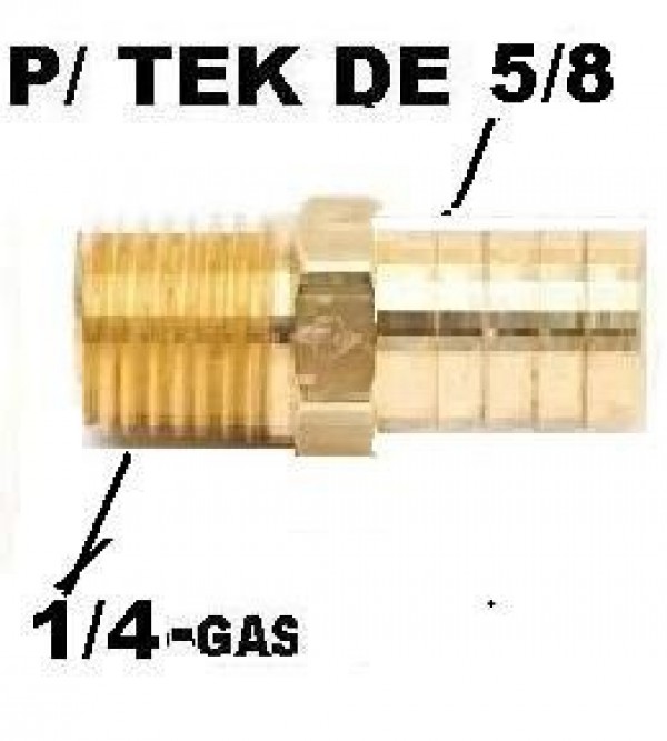 Bico P/ Mang. 1/4-rosc P/ Tekalon 5/8 E16m Mangueira