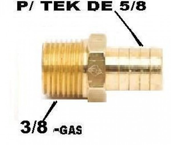 Bico P/ Mang. 3/8-rosca (p/ Tekalon 5/8 ) Mangueira