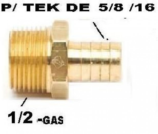 Bico P/ Mang. 1/2-rosca P/ Tekalon 5/8e16m Mangueira