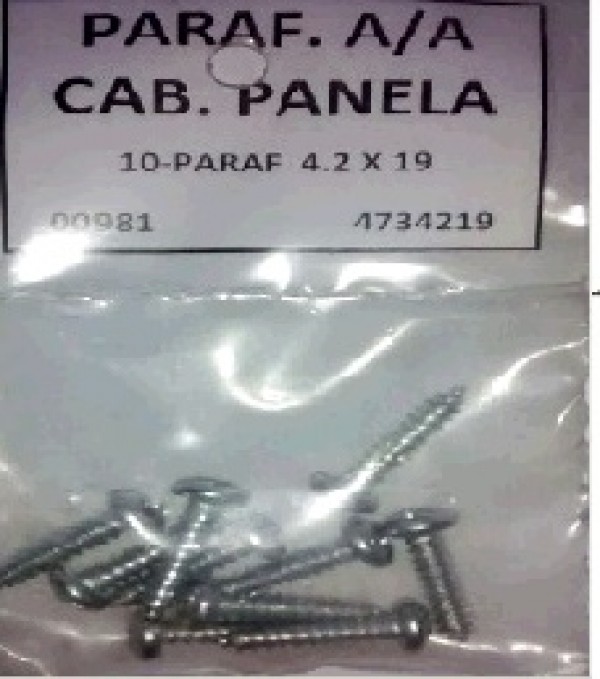Kit Parafuso Fer Maq.c/chata 8x20