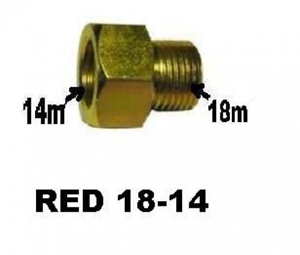 Conexao Relog. Temperatura 18m-ext (femea-universal) Ou Redut 18x14