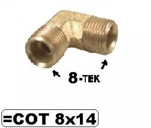 Cotovelo Uniao 08x08mm Desmont =cotov 08x14