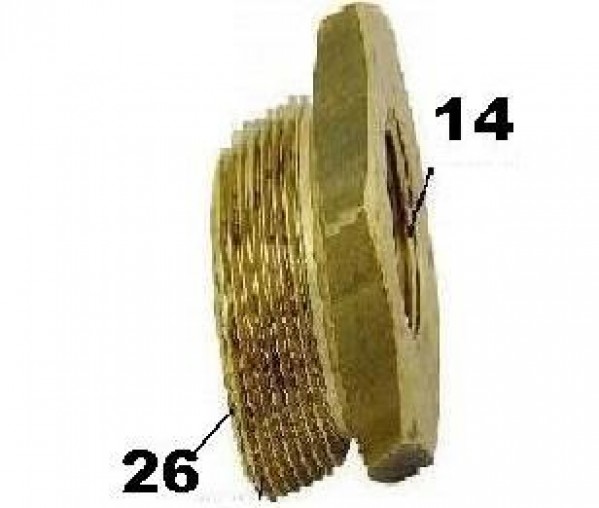 Redutora 26x14mm Macho & Femea