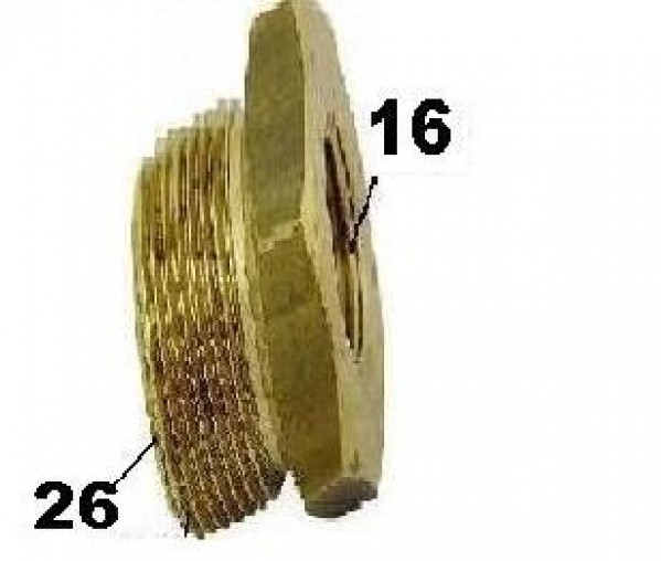 Redutora 26x16mm Macho & Femea