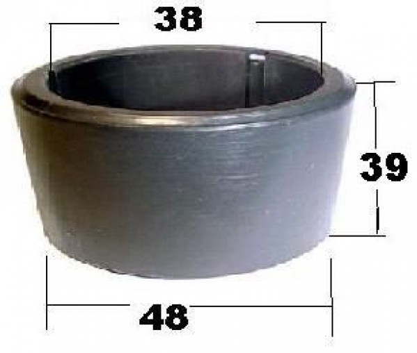 Bucha Eixo S Plast. 38x48x38m Carreta Randon Antig. Bendix