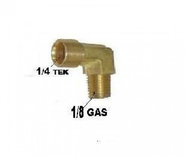 Cotovelo Macho 1/4x 1/8 Desmontada