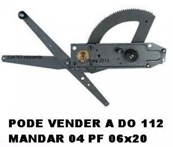 Maquina Vidro Porta Sc 113/112hw/tr 142hw-apos.87 L-esq Usa Parafuso 08mm