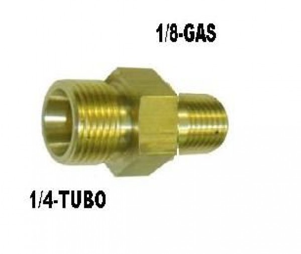 Conector Macho 1/4x1/8 Desmont