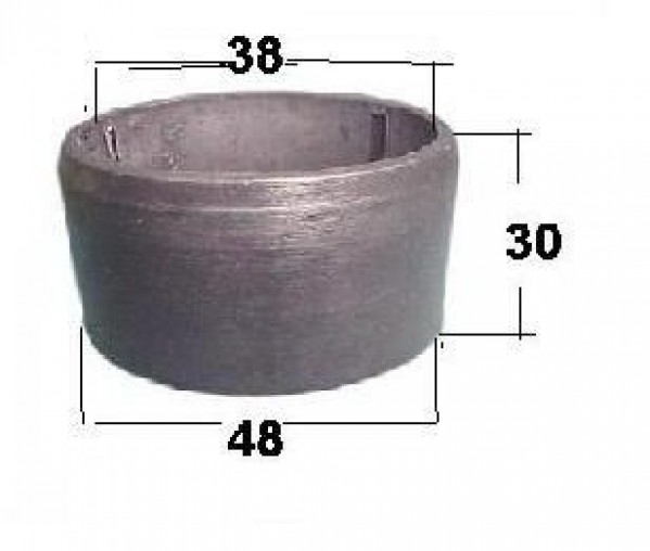 Bucha Eixo S Plast. 38x48x30m Carreta Bendix Ant