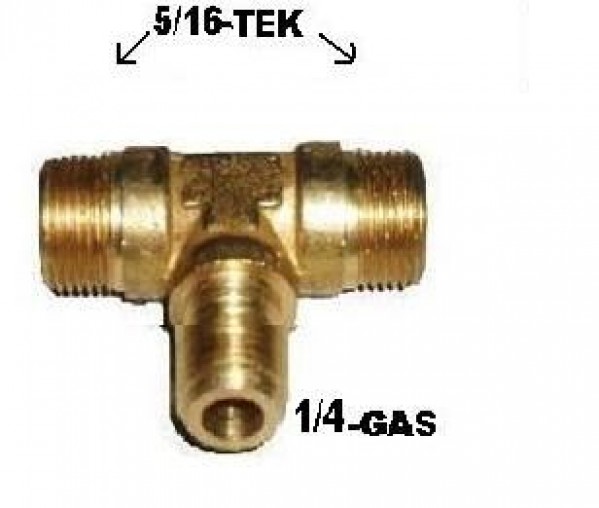 Tee Macho Central 5/16x1/4