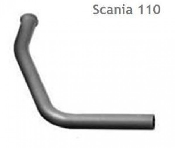 Tubo Escapamento Dianteiro Sc 110/l-75/76 3.1/2