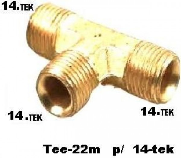 Tee Uniao 14m Demontado 14.tek-22gas Uniao 22.gas