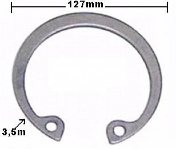 Trava Elastica 127mm Traseira Cambio 120x4 Sc Gr-860/871/872 (int.) 445871