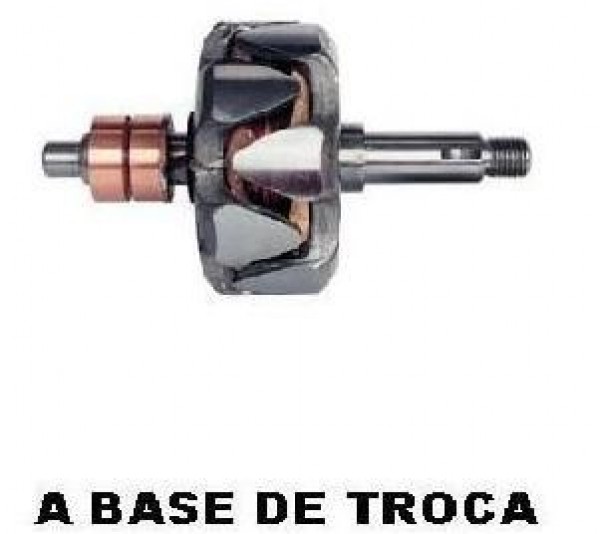 Rotor Alternador 12v Mmb Antigo Coletor Alto 35 Amp