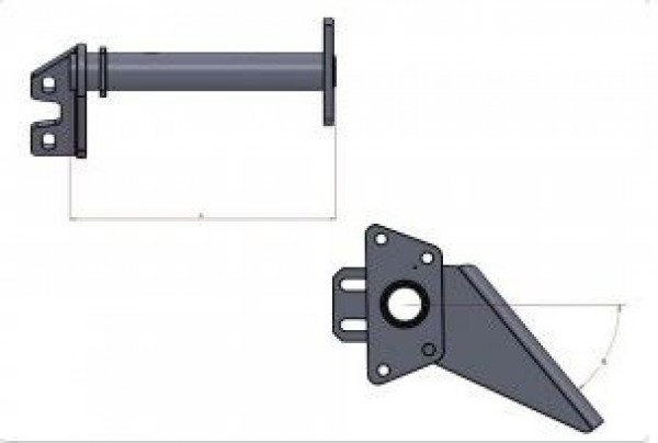 Suporte Eixo S Carreta Noma L-esq V-586