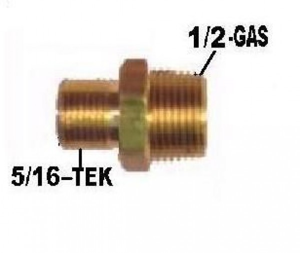 Conector Macho 5/16x1/2 Desmot