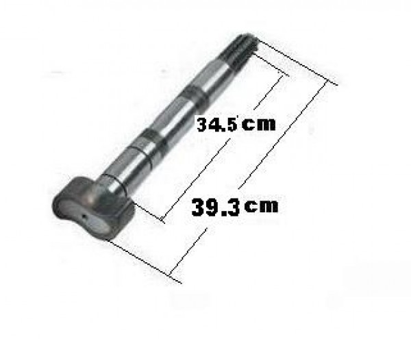 Eixo S Carreta 28 Estria 39.3cm L-esq Master Curto