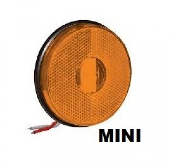 Lanterna Led Mini C/ Fio Carreta 12/24v Am Sem Suporte Lanterna 325