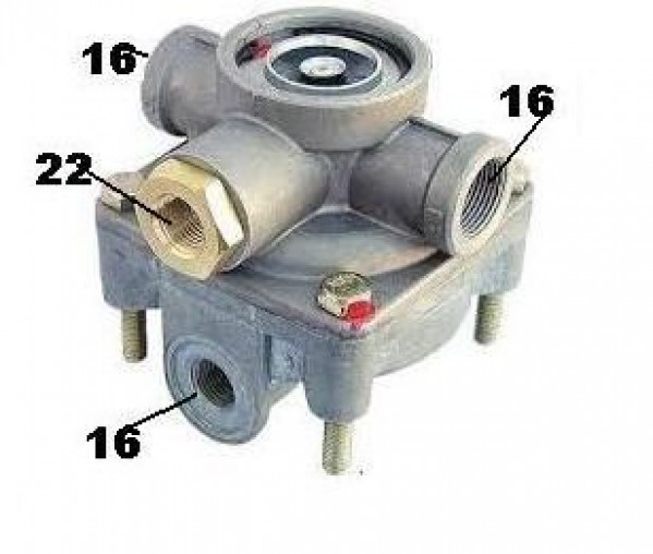 Valvula Rele Sc 112 22x16 S/silenciad Nova S/silenciador