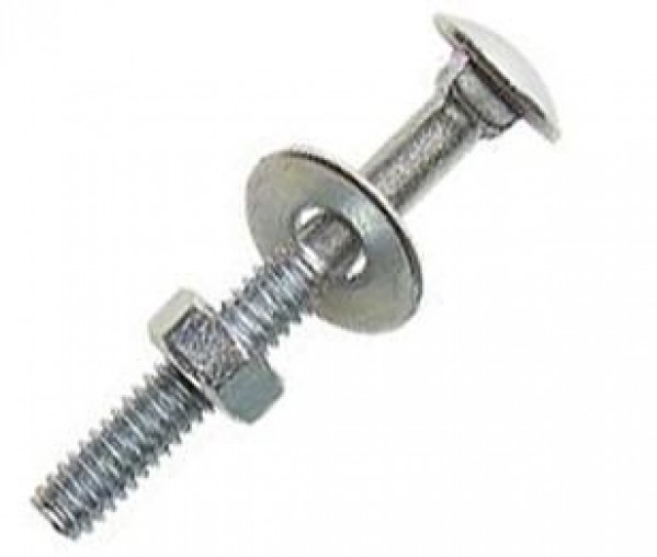 Parafuso Frances 5/16x 4`` C/porca E Arruela Parafuso