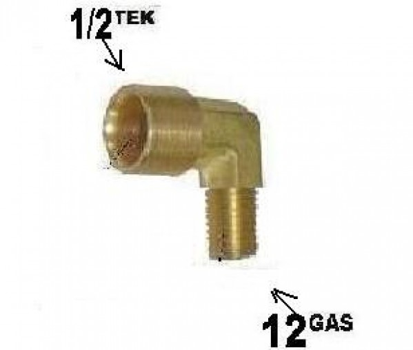 Cotovelo Macho 1/2x12m Desmontado