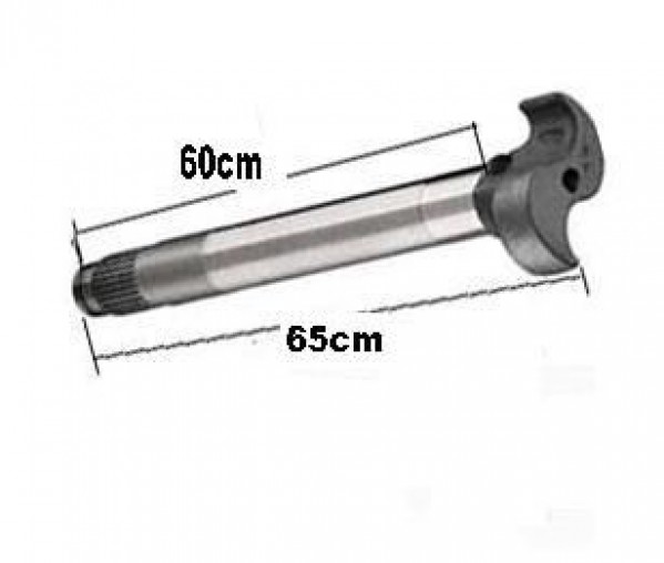 Eixo S Carreta 28 Estria 65cm L-esq Tubeless/master