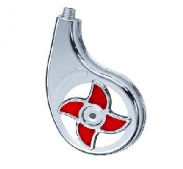 Rodoar Calota Plastico Estrela Vermelho Direito