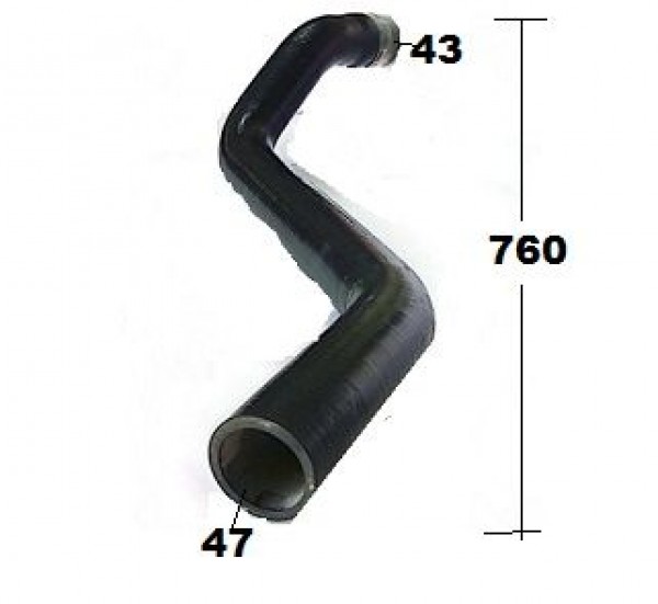 Mangueira Radiador Sup Constellation 43x47x760mm Vw 26260/19320e/17250e/24250e