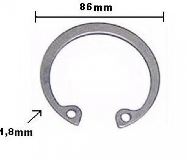 Trava Elastica 86mm Solar Red. Cubo Sc Interna