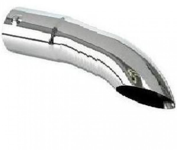 Ponteira Escapamento Crom. Curva 4´´ 60cm *