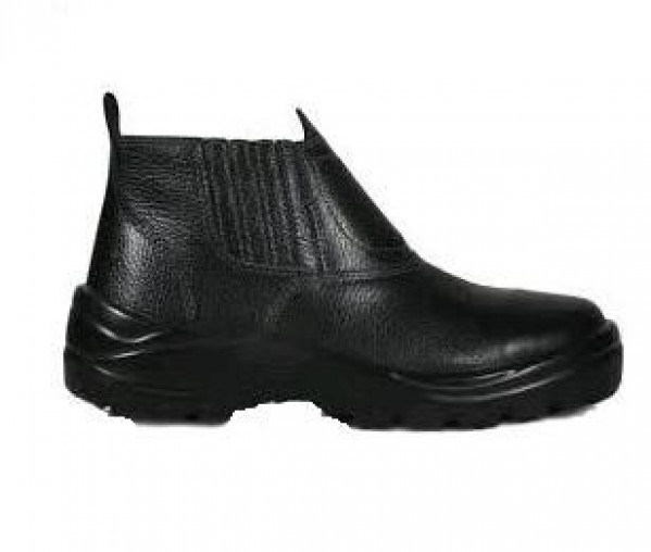 Bota Couro Com Elastico Pu 41