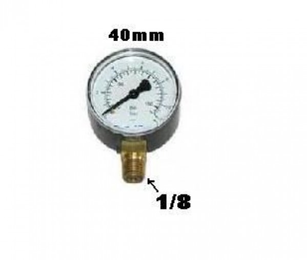 Relogio Indicador Pressao Ar Saida Laet 0a15-bar Menor