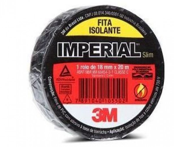 Fita Isolante 05m Imperial 3m