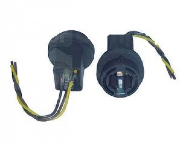 Soquete 2p Pisca Adapt Universal 3 Terminal Todos C/ Rabicho