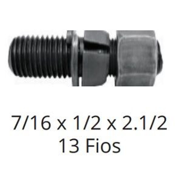 Conjunto Prisioneiro Cubo 7/16x1/2x2.1/2 (13 Fios) Ford