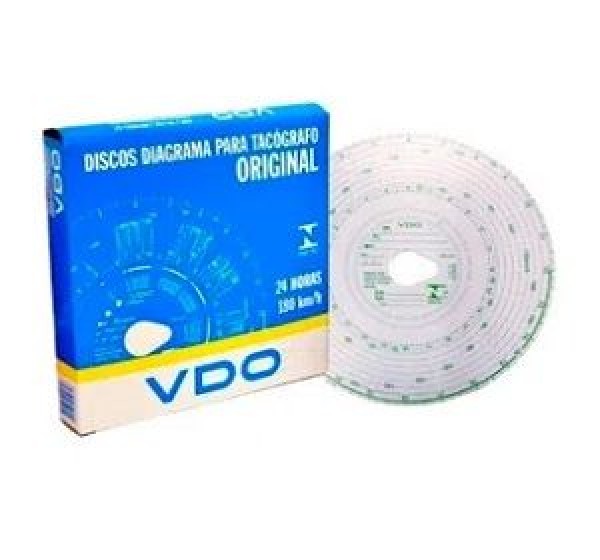 Disco Tacografo Diario 180 Km Vdo