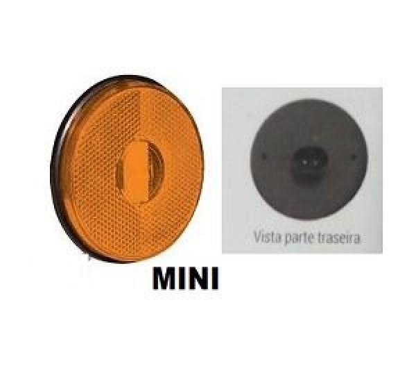 Lanterna Led Mini C/ Conector Carreta 12/24v Am Sem Suporte Lanterna 325