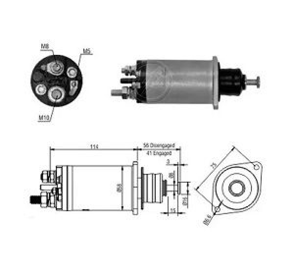 Alternador Partida 29mt 24v Delco Mb- Axor Delco Remy