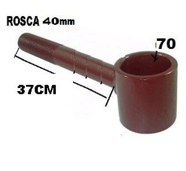 Ponteira Braco Tensor Carreta 370mm Copo-70 40mm L.dir