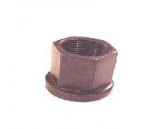 Porca Roda Carreta 20x1.5x27 Mm Chave-27) Fixa Alta