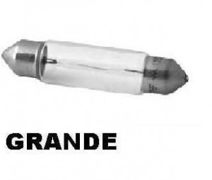 Lampada Torpedo 12v 12844 43mm 10w Import 43mm