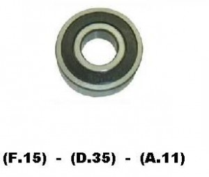 Rolamento 15x35x11 Pedal Acel/emb Alt Alter 6202 Sc 110/111